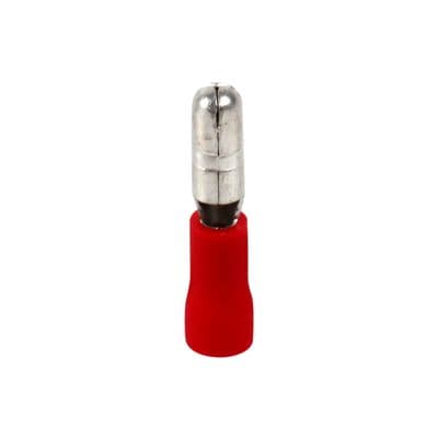 Round Male Plug Model T-LUG F 1.5B (Pack 10 Pcs.) Red