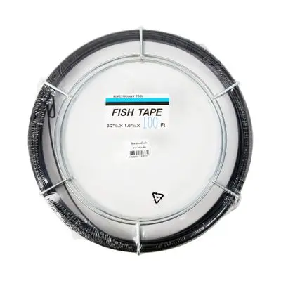 Fish Tape With Wheel Model SAKOL No. 0310-100 Size 100 FT Black