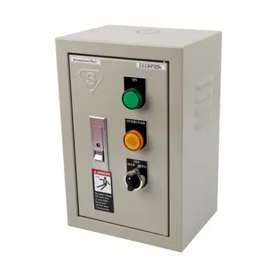 Electric Motor Control Cabinet SUPER TSLC-01-2-3 Power 2 - 3 HP Grey