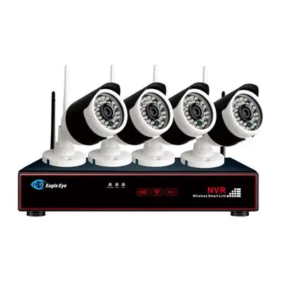 CCTV Wireless Kit EAGLE EYE EG-4NVRWL01 White