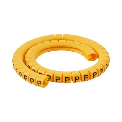 Cable Markers P BANDEX BM1-P Size 3.0 - 5.2 MM. (Pack 50 Pcs.) Yellow