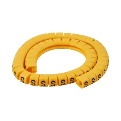 Cable Markers S BANDEX BM1-S Size 3.0 - 5.2 MM. (Pack 50 Pcs.) Yellow
