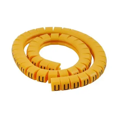 Cable Markers U BANDEX BM1-U Size 3.0 - 5.2 MM. (Pack 50 Pcs.) Yellow