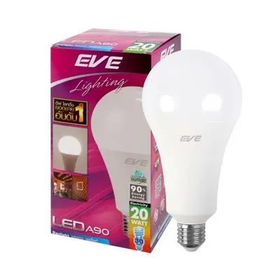 หลอดไฟ LED 20 วัตต์ Daylight EVE LIGHTING รุ่น A90 E27