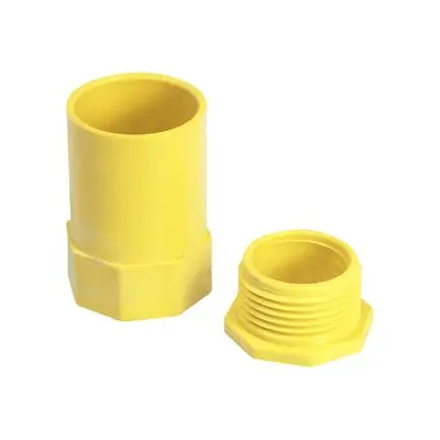 Connector SS Size 1 Inch Yellow
