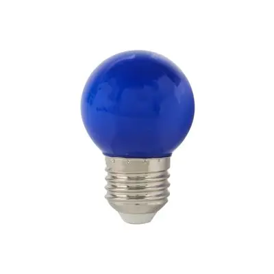 หลอดไฟ LED 1 วัตต์ สีฟ้า LUZINO รุ่น SKG45CBB-1W G45 E27 (แพ็ค 2 หลอด)