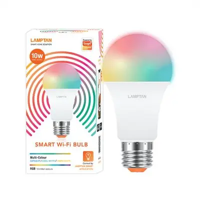 หลอดไฟ LED 10 วัตต์ RGB LAMPTAN SMART WI-FI E27