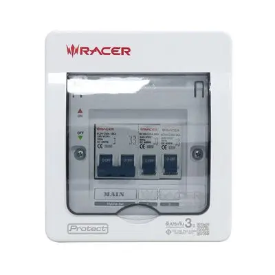 Consumer Unit 2Ways RACER PROTECT Power 50A White