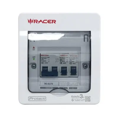 Consumer Unit 2Ways RACER PROTECT Power 63A White