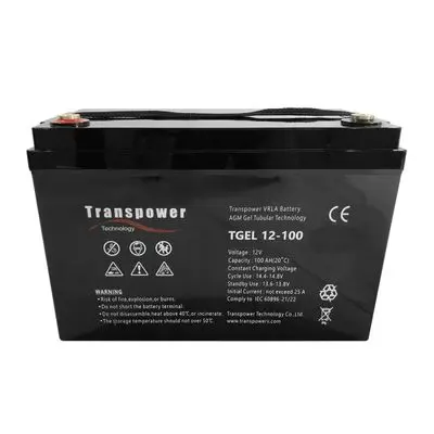 Hybrid Gel Deep Cycle Battery TRANSPOWER TGEL12-100 Voltage 12V 100A