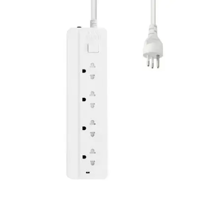 VOX Power Strip 4 Outlet 1 Switch 16A (F5ST3-VSA1-4101), 3 Metre, White