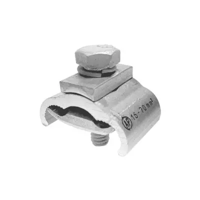 TEK PG Clamp Aluminum 1 Screw (PGC 1070), 16-70 mm, Silver