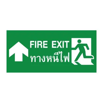 SUNNY Fire Exit Light Plate (SNEX-10LED FE-001), White - Green
