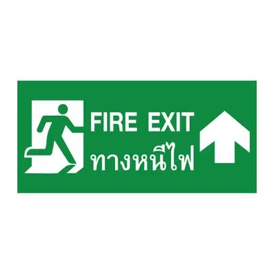 SUNNY Fire Exit Light Plate (SNEX-10LED FE-002), White - Green
