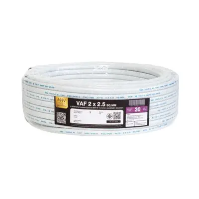 NNN GOLD Electric Cable (VAF), 2 x 2.5 Sq.mm., Lenght 30 Meter, White