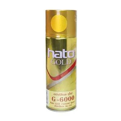 Spray Paint HATO G-6000 Size 400 cc. Europe Gold