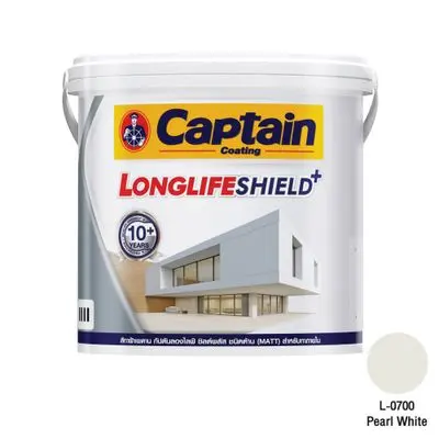 CAPTAIN Ceiling Paint (LONGLIFE SHIELD+) 1 Gal. Pearl White (L0700)