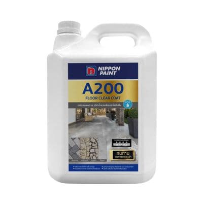 Acrylic Coating Paint Gloss NIPPON PAINT A200 Size 5 Litre Clear