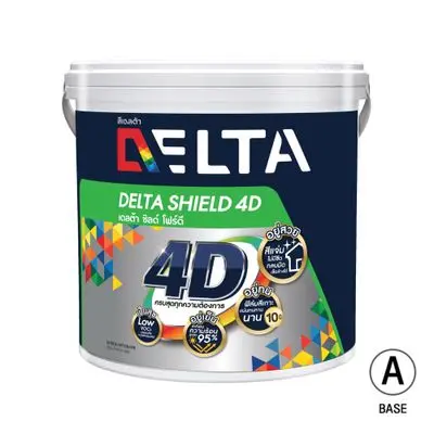 สีน้ำภายใน ชนิดเนียน DELTA รุ่น Delta Shield 4D