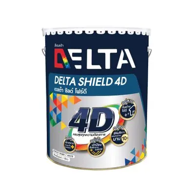 สีรองพื้นปูนเก่า DELTA รุ่น Delta Shield 4D ขนาด 5 แกลลอน สีใส