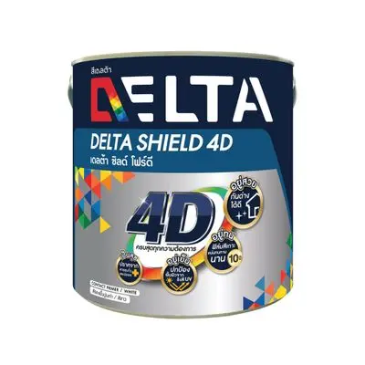 สีรองพื้นปูนเก่า DELTA รุ่น Delta Shield 4D ขนาด 1 แกลลอน สีใส