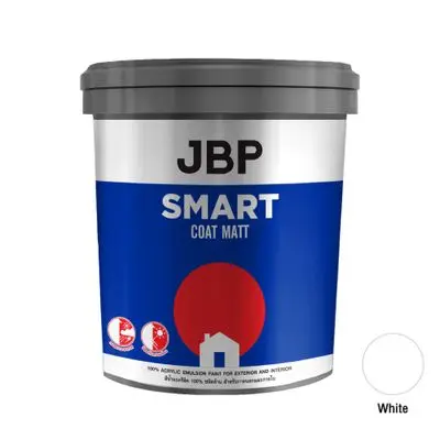 JBP Exterior Paont Matt (Smart Coat), 5 Gallon, White Color #EX200