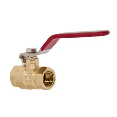 Brass Ball Valve Stainless Handle DUSS G2 Size 1 1/2 Inch Stainless