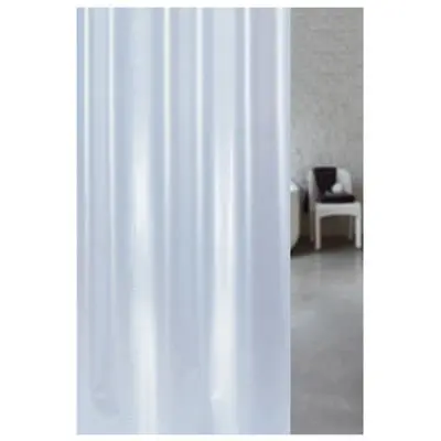 ผ้าม่านห้องน้ำ PVC รุ่น WSP SCP-5M B5203 ขนาด 180 x 200 ซม. สีขาวมุก