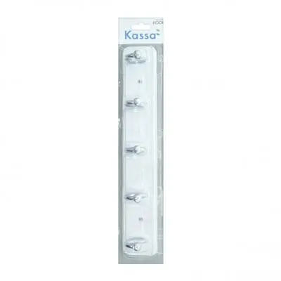 ขอแขวนผ้า5ขอ KASSA รุ่น KS-B402 สีขาว