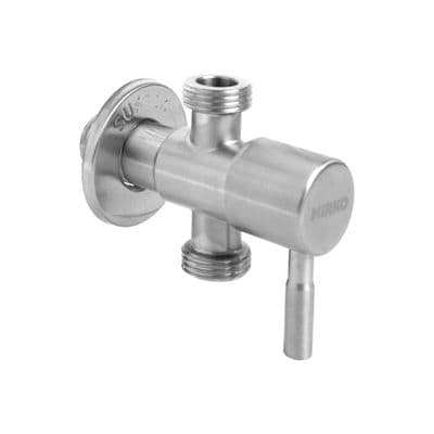 2 Way Outlet Stop Valve MIRKO MK 216 Stainless