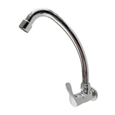 HOP Chrome Wall Single Sink Faucet (SF-H170C)