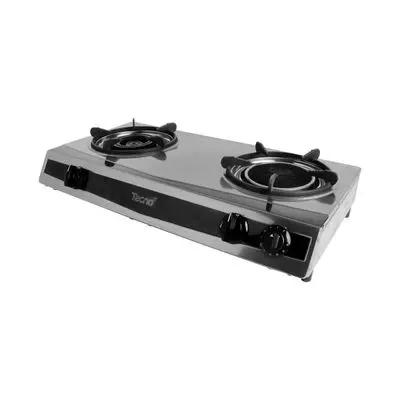 2 Burners Stainless Table Top Cooker TECNO STAR TNS G05 Size 75 cm. Stainless