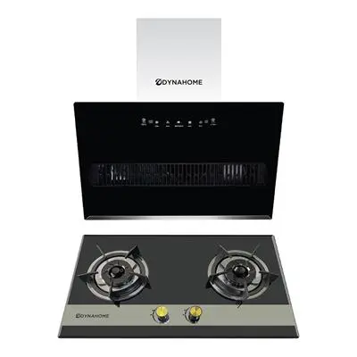 Set Hob With Hood DYNA HOME DH-ZM90BK+DH-2000G Stainless