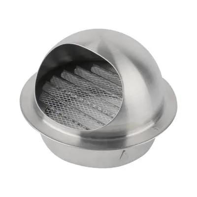 Exhaust Duct Cover ZAGIO HTFM-4 Size 4 Inch Stainless