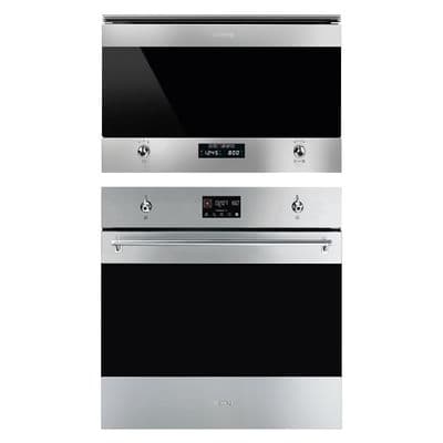 Set Oven With Microwave SMEG SO6302TX+MP322X1