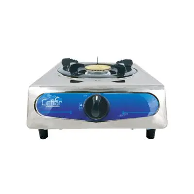 CEFLAR SMART HOME 1 Burners Stainless Table Top Cooker (CSH-08), 29 cm.