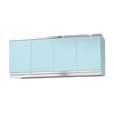 4 Doors Wall Modular Milano HC2-HG 40 Size 162.5 x 35.5 x 67.5 cm Baby Blue