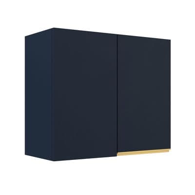 Corner Wall Cabinet (Right) MJ ET-WC60360XR-PCB Size 80 x 30 x 60 cm Pacific Blue