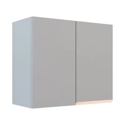 Corner Wall Cabinet (Right) MJ ET-WC60360XR-ELG Size 80 x 30 x 60 cm Light Grey