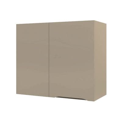 MJ Right Door Corner Wall Cabinet (EC-WC6036XR-SB), 80 x 30 x 60 cm,  Sandbeige Color