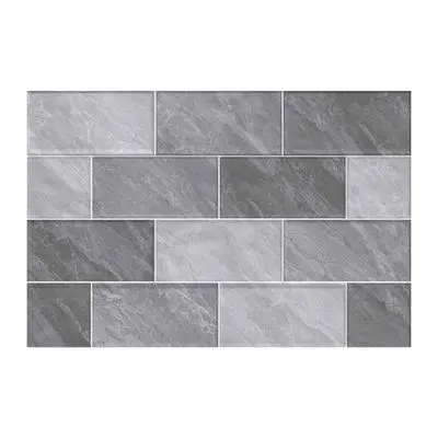 MONET Ceramics Wall Tiles (TACHA), 20 x 30 cm., 16 Pcs./Box, Grey Color