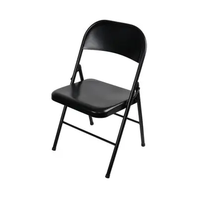 เก้าอี้เหล็กพับได้ KASSA รุ่น HM-SC98016H-B สีดำ