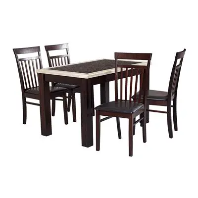 4 Seats Dining Table KASSA Sugus 620-4 LF620SS-CH4037P Size 120 x 75 cm