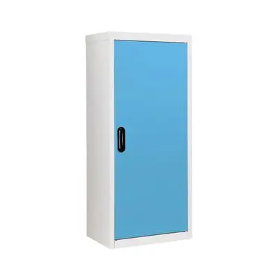 KIOSK Haft height Cabinet (MAX-021), 46.6 x 30 x 105 cm, Blue - White