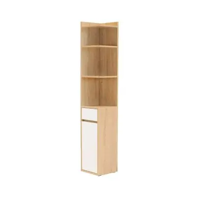 LOOMS High Cabinet (CACIA), 30 x 30 x 170 cm., Light Wood Color