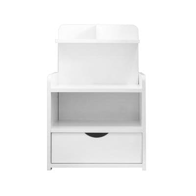 LOOMS Bedside Cabinet (Mayson-A), 40 x 30 x 60 cm, White Color