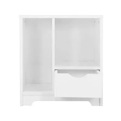 LOOMS Bedside Cabinet (Mayson-B), 48 x 30 x 50 cm, White Color