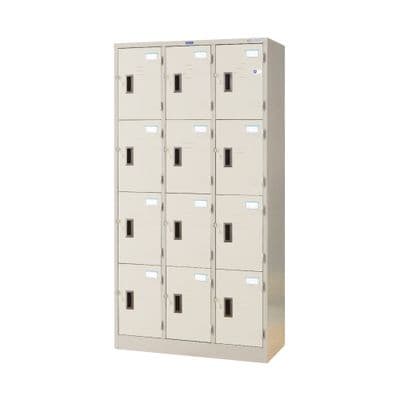 SURE 12-Door Locker Cabinet TIS. (LK-012), Cream Color