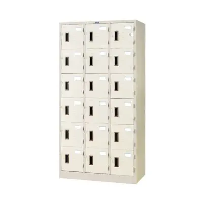 SURE 18-Door Locker Cabinet TIS. (LK-018), Cream Color