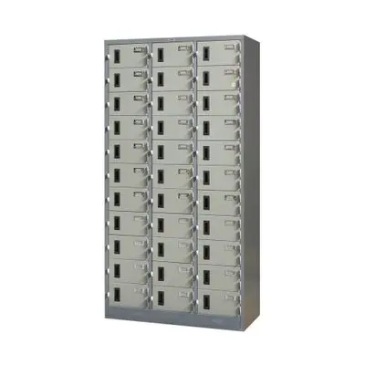 SURE 33-Door Locker Cabinet (LK-033), Alternating Gray Color